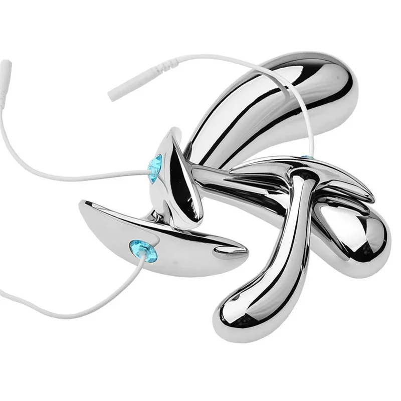 Electro Shock Anal Dilator Stimulator Body Massage Anal Plug Prostate Massage Medical Themed Toys Butt Plug Sex Toys For Couple