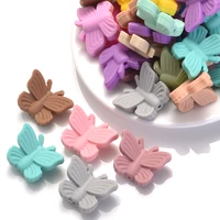 10Pcs 25x31mm Silicone Animals Beads BPA Free Cartoon Teething Beads DIY Baby Pacifier Chain Pendant Necklace Gift Accessories 1