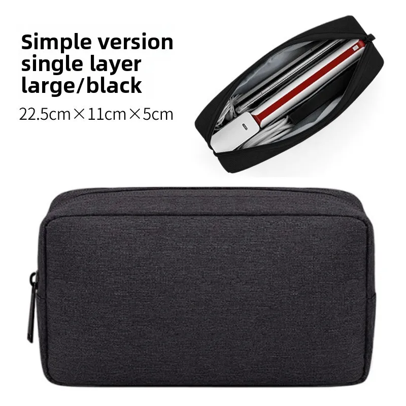 Travel Essentials Pouch Organizer for USB Cables Earphones Gadgets Storage thumbnail 1