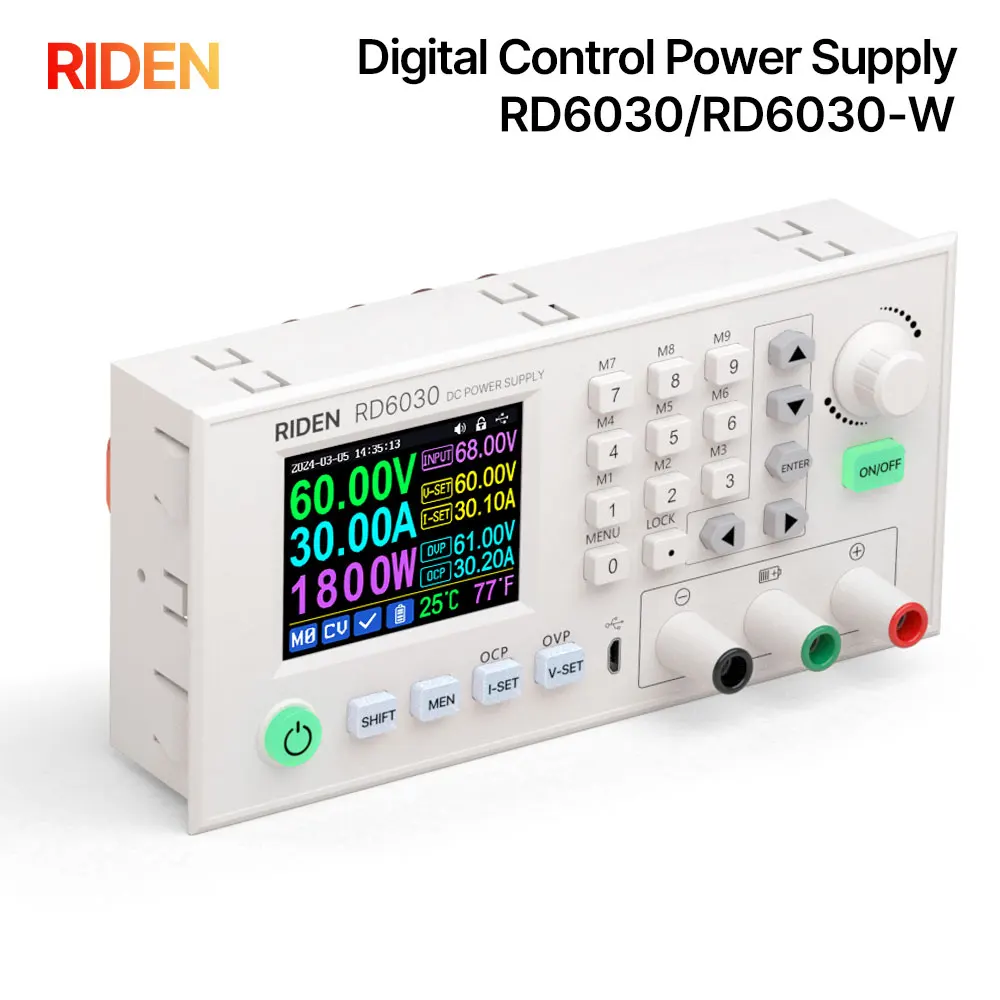 RD6006 RD6006W USB Wifi DC-DC Feszültség Áram Step-down Tápmodult Buck Voltage Converter Voltmero 60v 5a RD6006 RD6006W USB Wifi DC-DC Feszültség Áram Step-down Tápmodult Buck Voltage Converter Voltmero 60v 5a