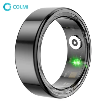 [2024 ] COLMI R02 Smart Ring Military Grade Titanium Steel Shell Health Monitoring IP68 & 5ATM Waterproof Multi-sport Modes 1