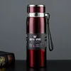 1L Thermal Water Bottle 316 Stainless Steel Tea Water Keep Cold and Hot Water Bottole Vacuum Flasks Large Capacity Sports Kettle
