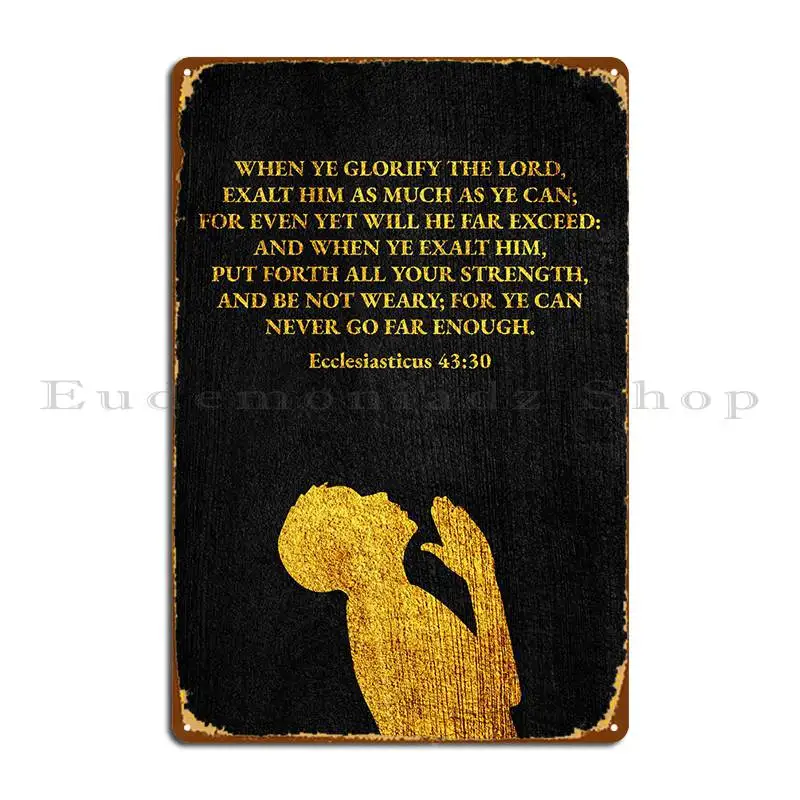 

Металлические знаки Glorify The Lord, клубный бар, пещера, дизайн гостиной, кинотеатр, жестяной плакат