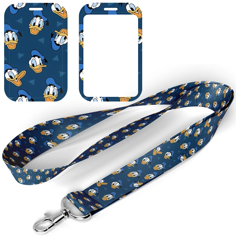 

D1050 Donald Duck Strap Lanyard for Keys Keychain Badge Holder ID Credit Card Pass Hang Lariat Mobile Phone Charm Accessories