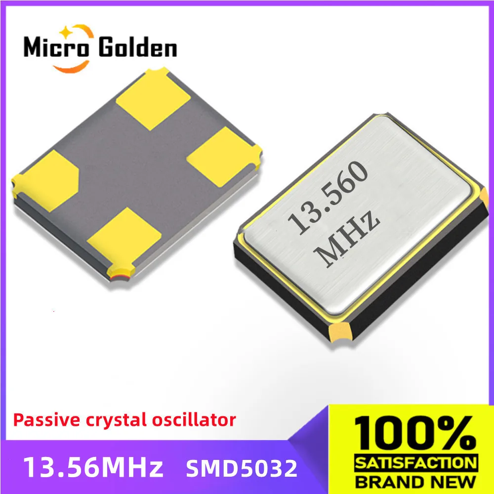 5pcs 13.56M 13.56MHZ 5032 4pin SMD Passive Crystal Oscillator Quartz Resonator 5*3.2mm New original