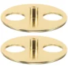 2pcs Music Box Winder Bases Winder Circular Disk Music Box Key Bases Replacement Music Box Parts 1