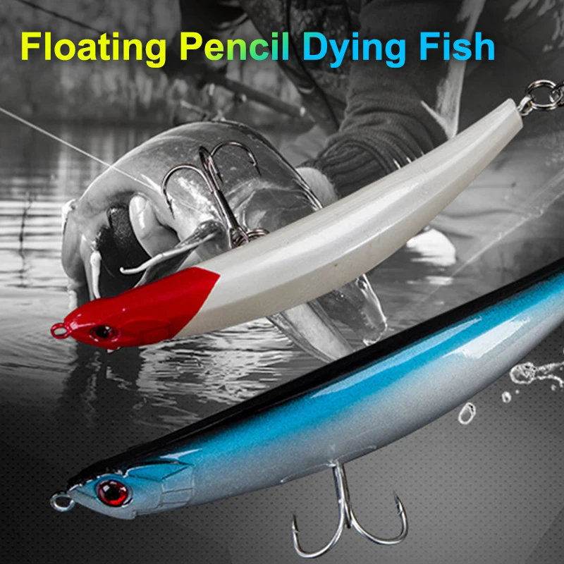 

1pc Topwater Floating Pencil Fishing Lures Jerkbaits 10g/11g Artificial Wobbles Hard Baits Fishing For Sea Bass