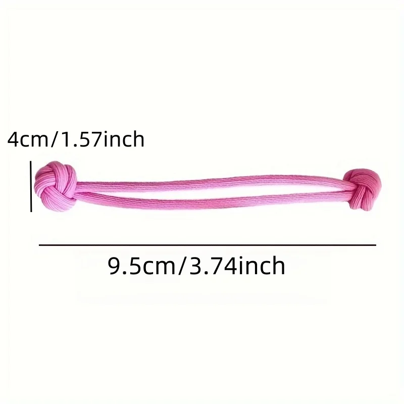 Hoher Pferdeschwanz, ein Muss – modischer Damen-Haarschmuck, rutschfestes, langlebiges, einfarbiges, hochelastisches, geknotetes Haarseil – Detail 14