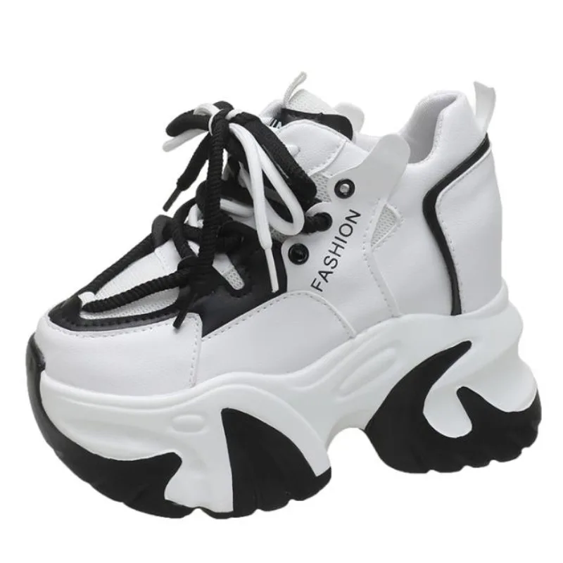 

Женская зимняя теплая меховая зимняя обувь, удобная повседневная обувь на массивной подошве, новинка 2023, плюшевые кроссовки на танкетке 10 см