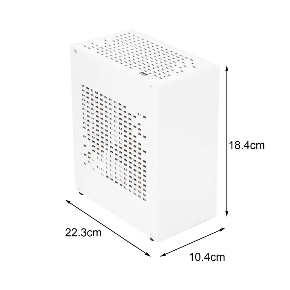 Mini Itx Desktop Case para Jogos Chassis de Liga de Alumínio Acessórios pc Pequeno Suporte 1u Alimentação A07 - Imagem 5