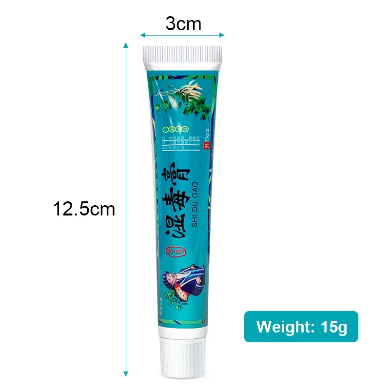 1Pcs Psoriasis Cream Skin Care Herbal Plaster Dermatitis Eczematoid Eczema Urticaria Treatment Ointment Relieve Skin Itch S068
