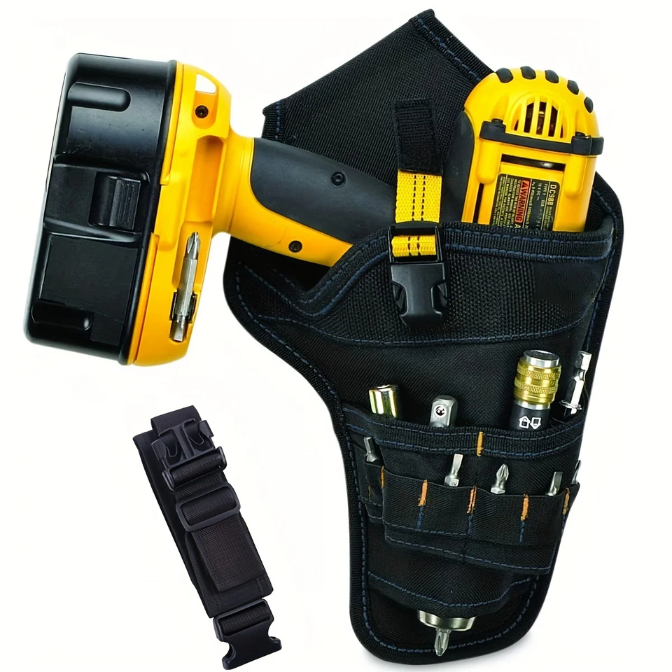 Multi-functional Waterproof Drill Holster Waist Tool Bag Power Tool Holster Cordless Drill Holster For Wrench Hammer Screwdriver