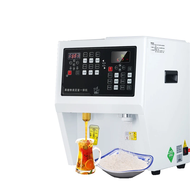 

Commercial Coffee Powder Syrup Dispenser Machine Auto Electric Fruit Powder Quantifier Fructose Quantitative Machines