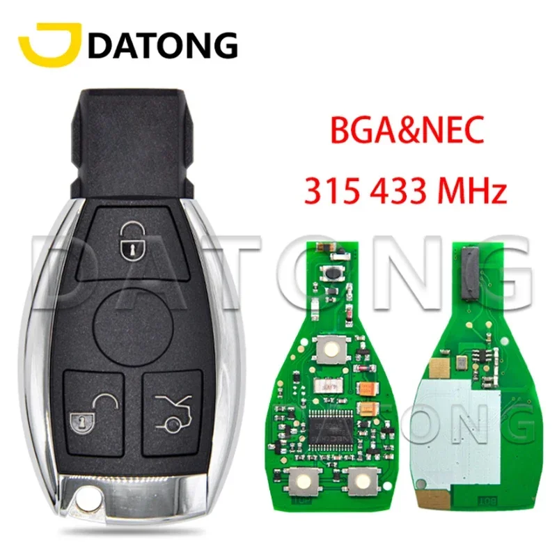 

Автомобильный пульт дистанционного управления Datong для Mercedes Benz W203 W204 W205 W210 W211 W212 W221 W222 A B C E S класс BGA и NEC карта 315 МГц