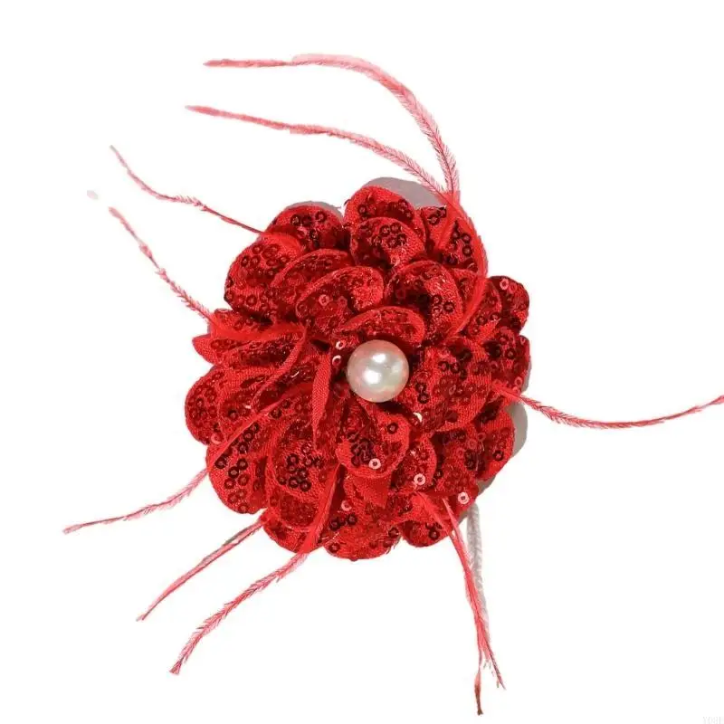 3D -Paillettenblütenblumenflecken für handgefertigte Projektmaterialien Kits Baste Kostümkleid Stirnbandbeutel auf Applikationen – Detail 10