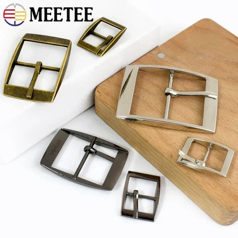 Metal Pin Buckles 10/20/30Pcs 15-30mm Belt Adjust Clasp Bag Strap Webbing Dog Collar Hook DIY Hardware Accessories