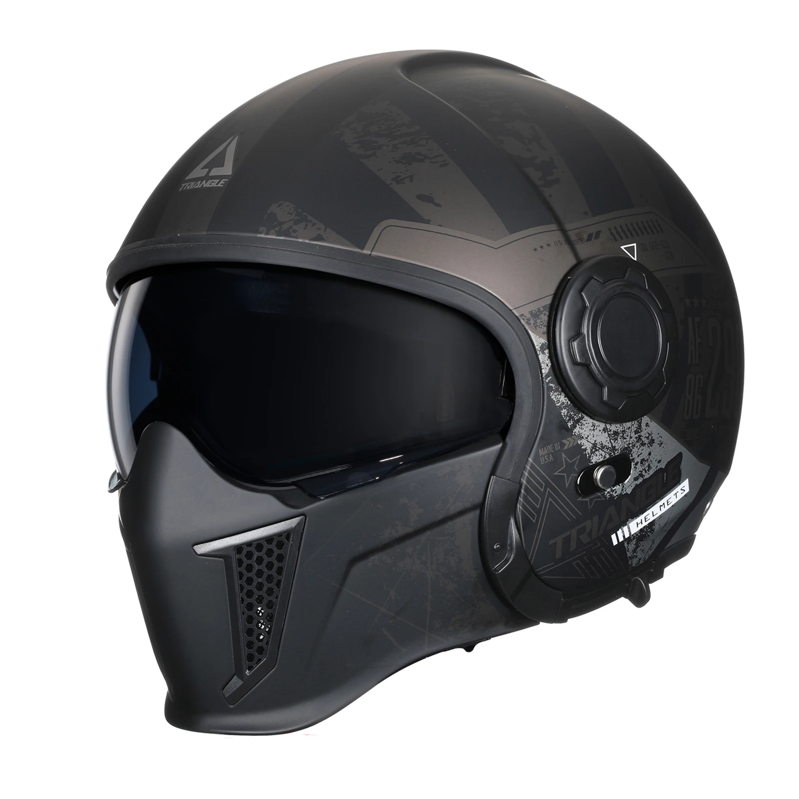 Casco Abierto RSV 3/4 Original, Casco De Motocicleta Capacete R05 Casco De Verano Para Moto Scooter Moto Cascos De Media Cara Cascos Para Moto