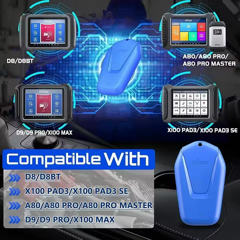 XTOOL KS01 Autoschlüssel-Programmiergerät KS-1 Smart Key Emulator für Toyota/Lexus, kompatibel mit IK618/X100 PAD3, bei Komplettverlust aller Schlüssel mit KC100 KC501 – Detail 4