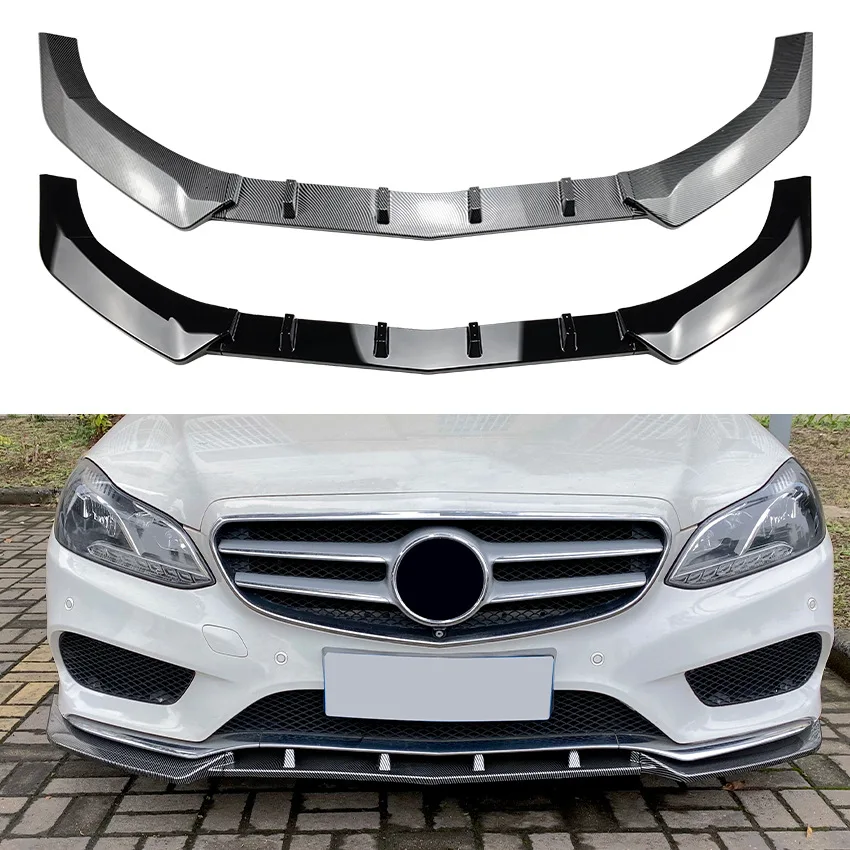 

For Front Lip Front Shovel Exterior Of Mercedes-benz E-class W212 Facelift 2013-2015 Amg Line