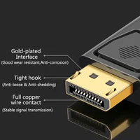 DP to HDMI-compatible Male to Female Converter 4K Display Port to Adapter Video Audio HD Cable for PC HDTV Laptop Projector - Image 2