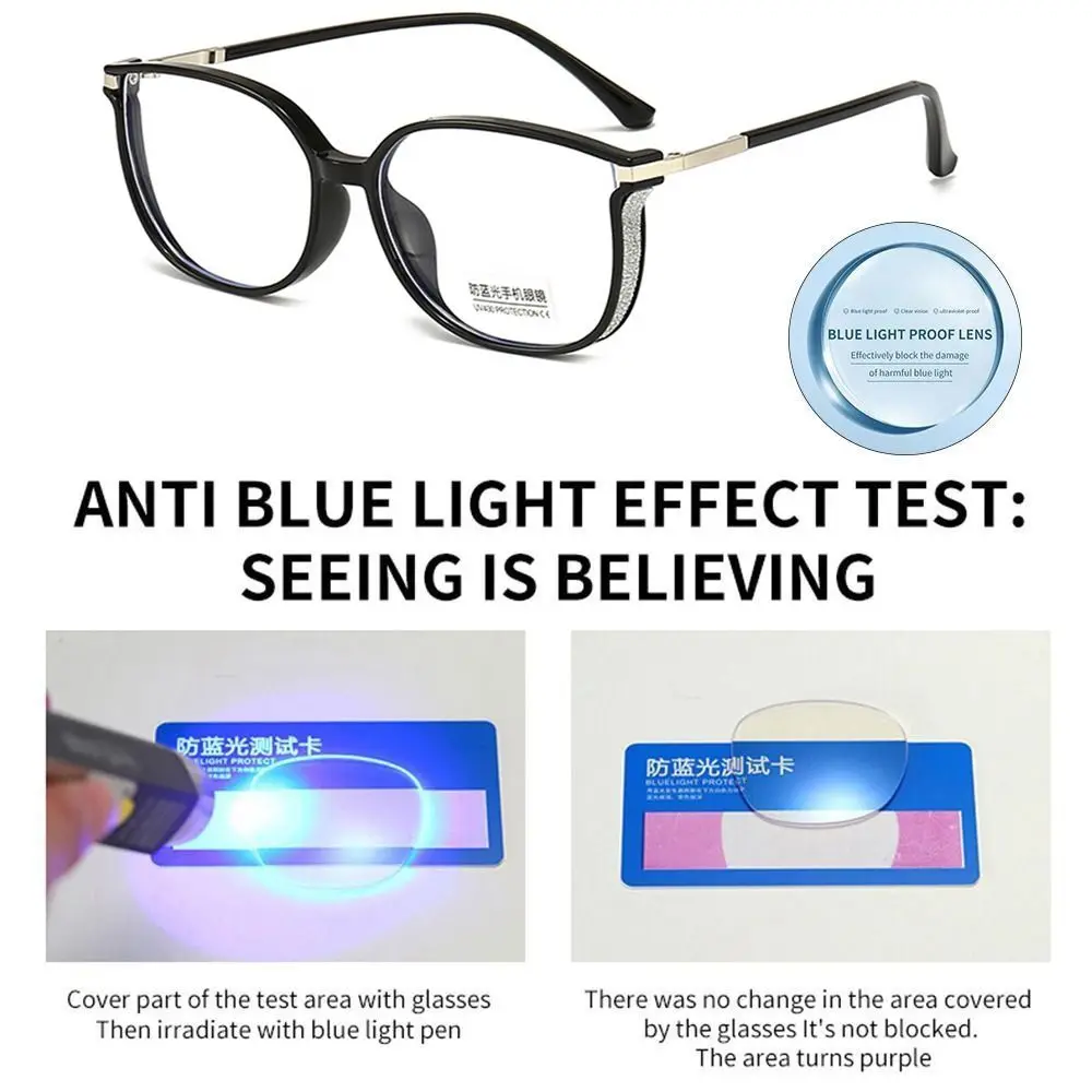 Frauen Lesebrille Blue Ray Blocking Anti-Blau Licht Lesebrille Augenschutz Ultraleicht Hyperopie Brille Brillen – Detail 2