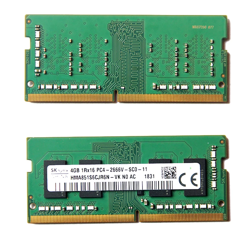 SK Hynix DDR4 PC4-2666V / 8GB 12枚 Sk ハイニックス DDR4 4 ギガバイト 8 ギガバイト 2666MHz RAM 1Rx16