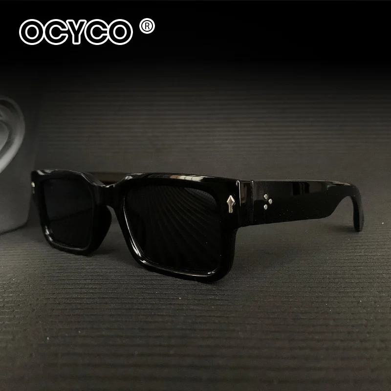 OCYCO مربع النظارات الشمسية خمر الرجال النساء الأش...