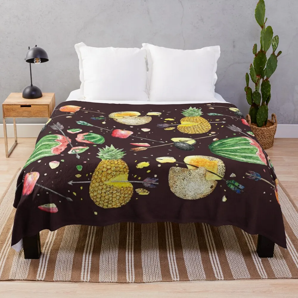 

Smashed fruits Throw Blanket Blanket For Decorative Sofa