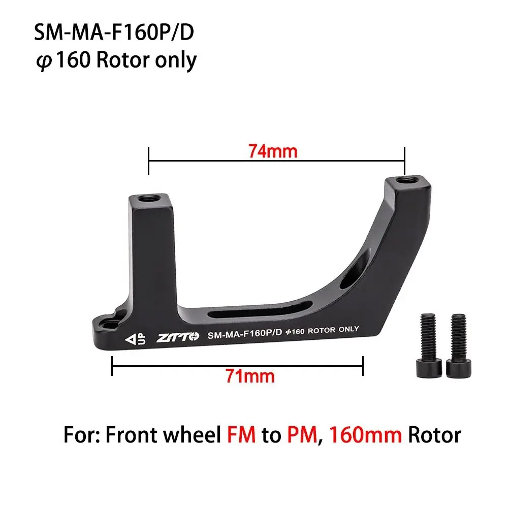 

For 140 160mm Brake Rotor Bike Disc Brake Caliper Bike Brake Rotor Adapter Flat Mount To Post Mount Post Mount Caliper