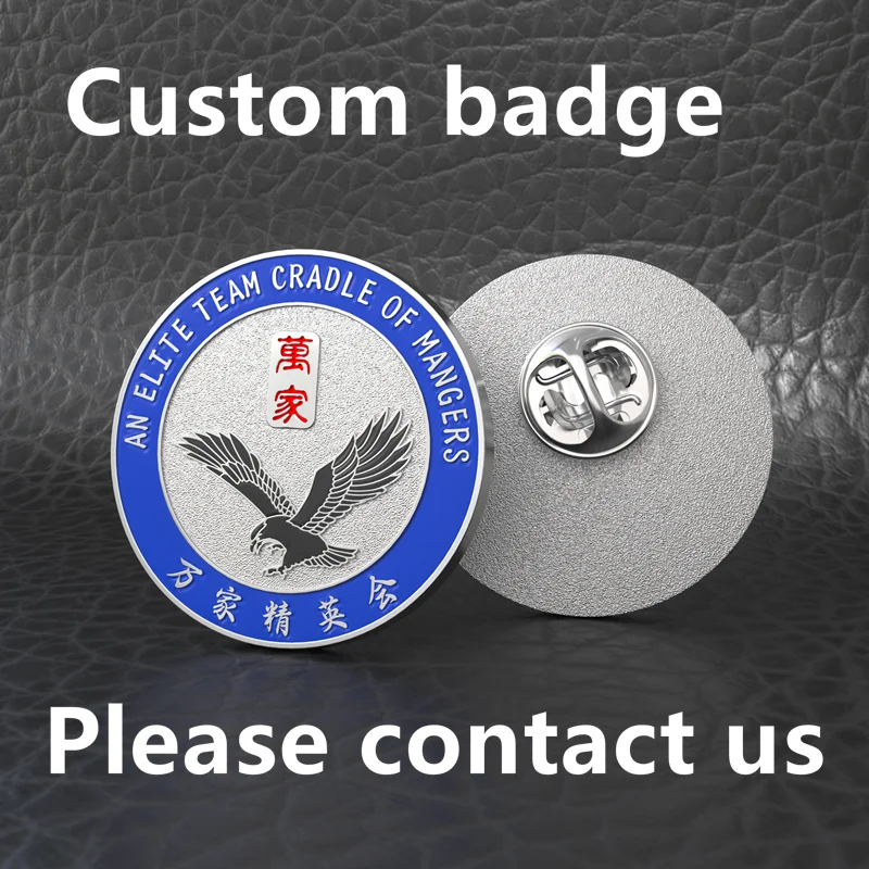 Badge Customization Eagle Enamel Painted Brooch Elite Team Metal Enamel Lapel Pin Medallion Backpack Accessories enamel pins metal brooch metal pins lapel pins fashion brooches medal badge