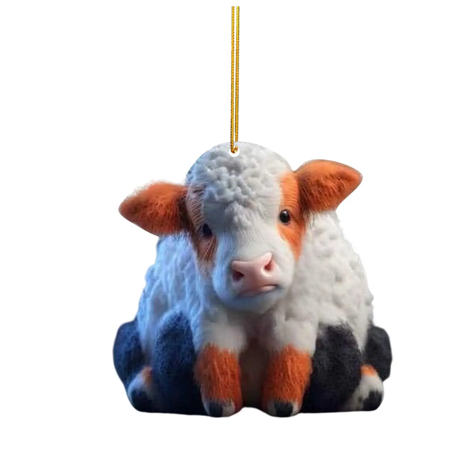

Cute Cartoon Cow Car Pendant Christmas Tree Cow Ornament Perfect For Living Rooms Bedrooms MAZI888