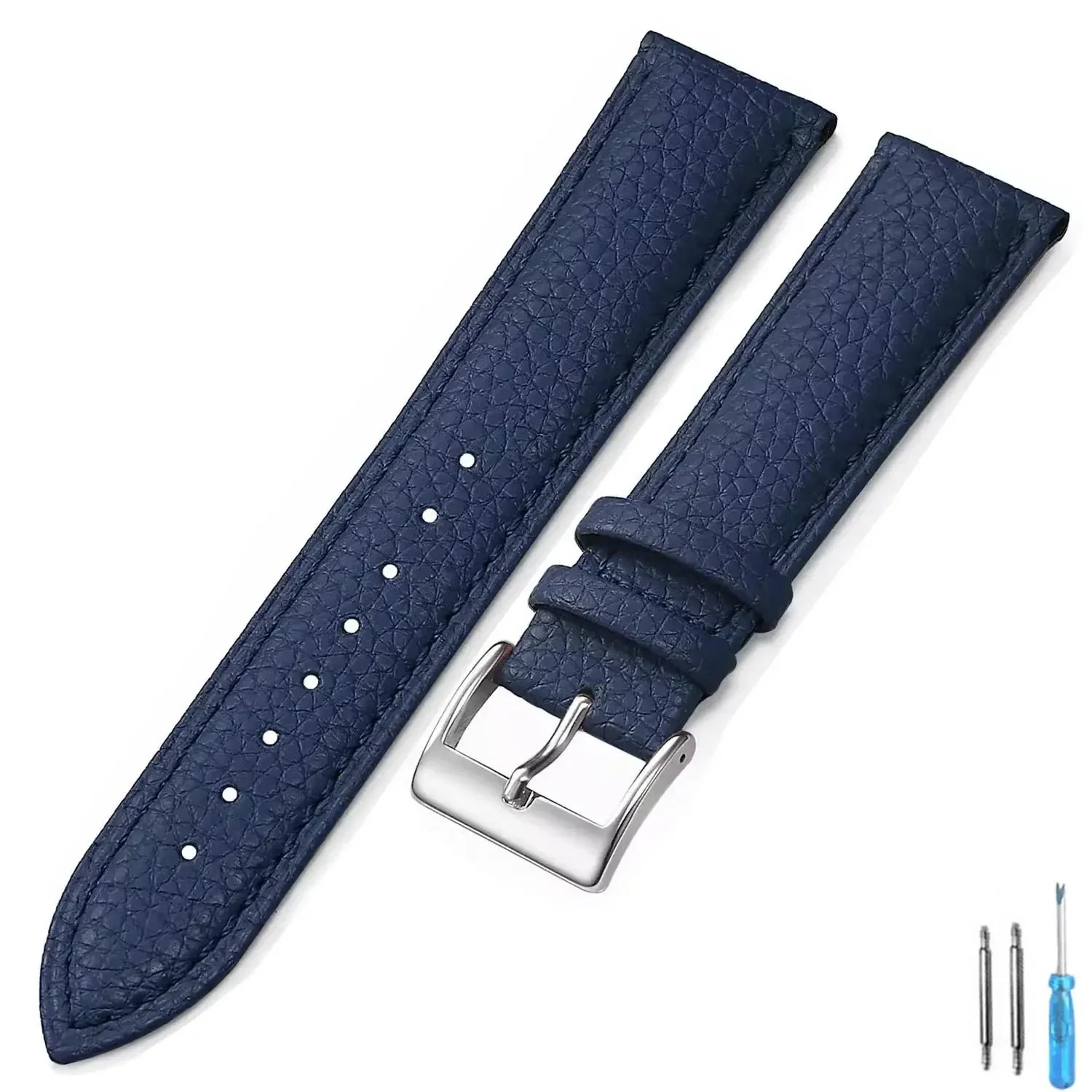 Premium Genuine Leather Watch Band - High-Quality Wrist Strap
