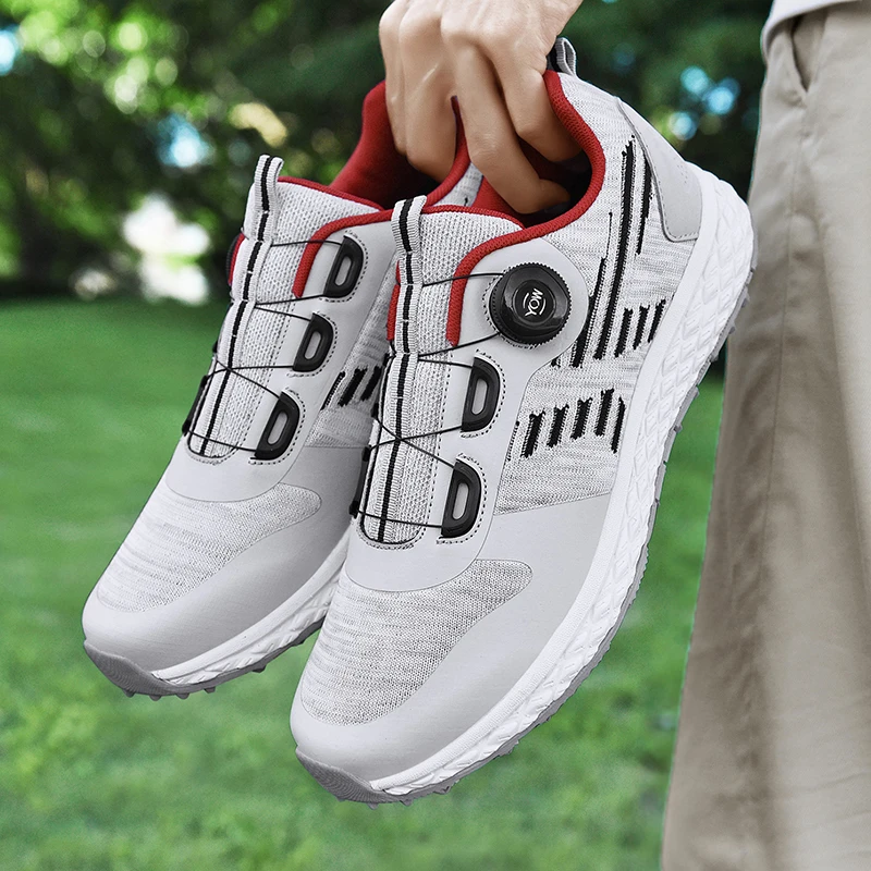 Professional Golf Shoes Men Sport Lightweight Golfer Footwear Outdoor Golfing Trainers Athletic Walking Golfing Sneaker