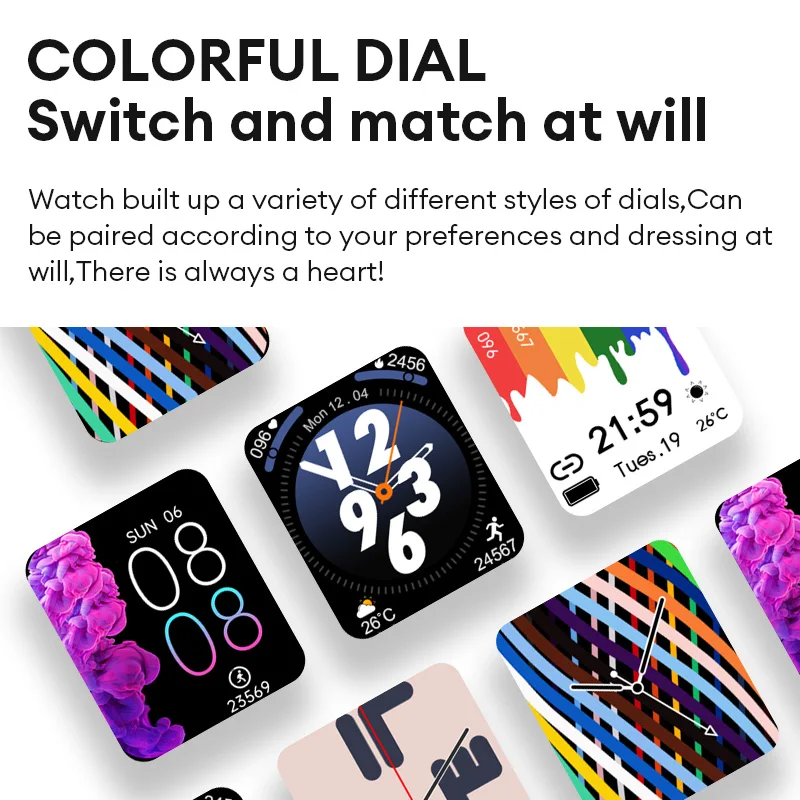 Foomlite Smart Watch Men Sport Fitness Watches Bluetooth calling Message alerts  Waterproof Health monitoring  For Android IOS 4
