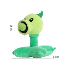 Plants vs Zombies Plush Toy Character Collection - Decorative Collectible Doll and Holiday Birthday Gift (Style 1)