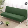 1PC Stretch Sofa Bed Cover Classic Solid Color Armless Sofa Covers Removable Dust-proof Slipcovers for Living Room Hotel Decor 6