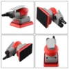 Square air sander 75*100MM Square Pneumatic Grinder Automobile Furniture Surface Polishing Abrasive Grit Tool Accessories 6