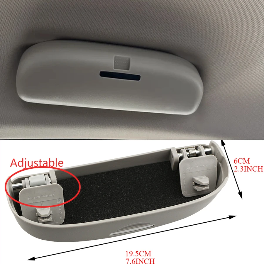 Auto Sonnenbrillenhalter Für VW Touareg 2018-2021 - Brillenetui Für Sonnenblende