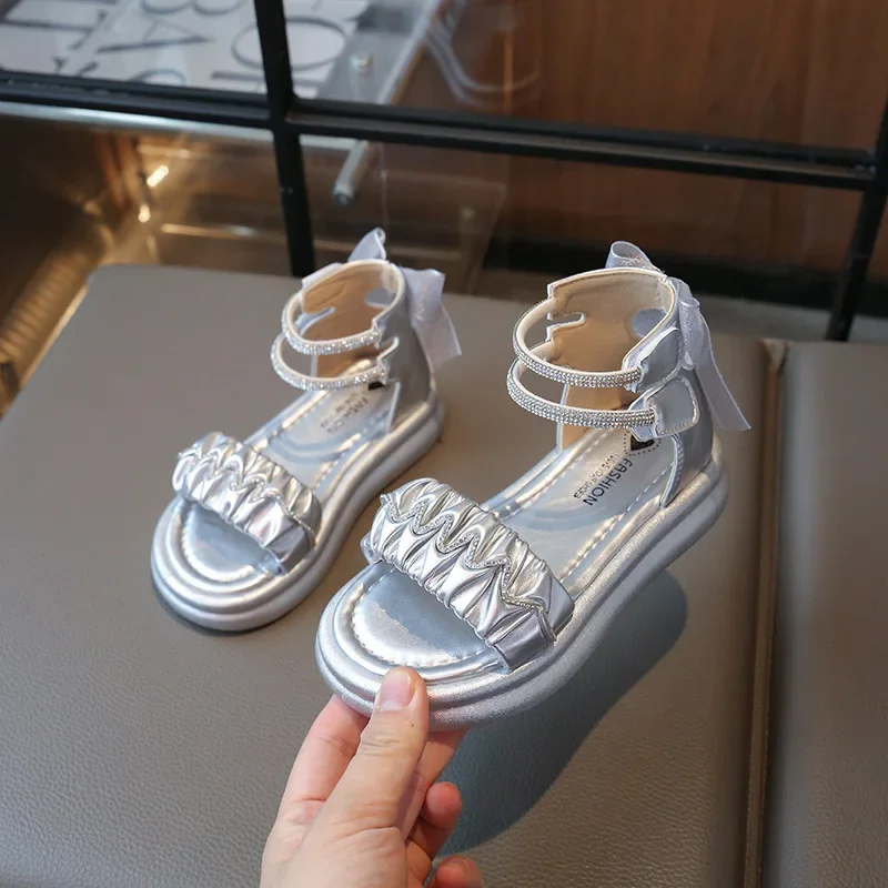 Girls Summer Lace High Top Sandals