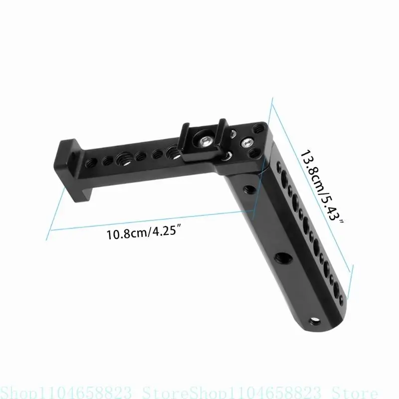 Handheld Gimbal Handle Grip Mounting Extension Arm Handlebar for Roin-s Stabilizer Gimbal Microphone Light Bracket