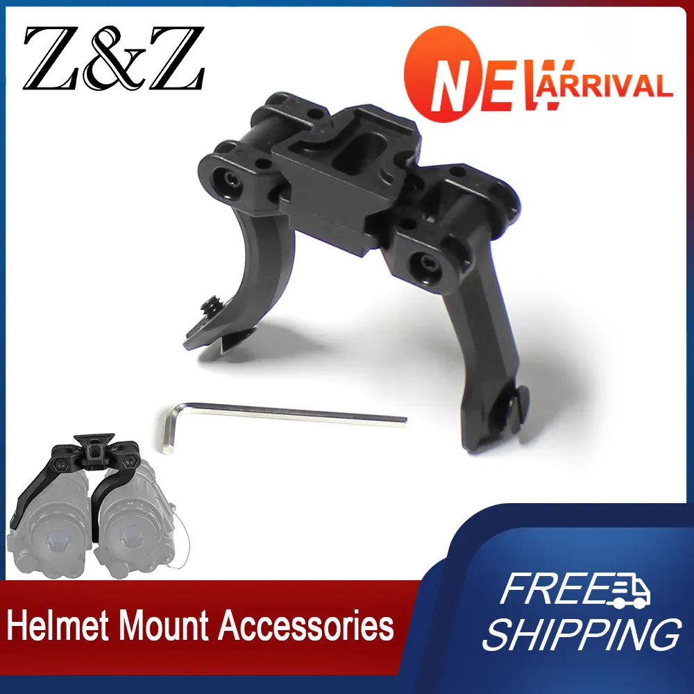 

Hunting NVG J Arm Mount Bridge for Dual AN PVS-14 Night Vision Helmet Mount Base Adapter Weapon Accessories 2023 New