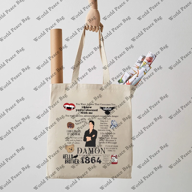 JTOUK Sac Fourre-tout Pour Fans De Vampire - Cadeau Inspiré