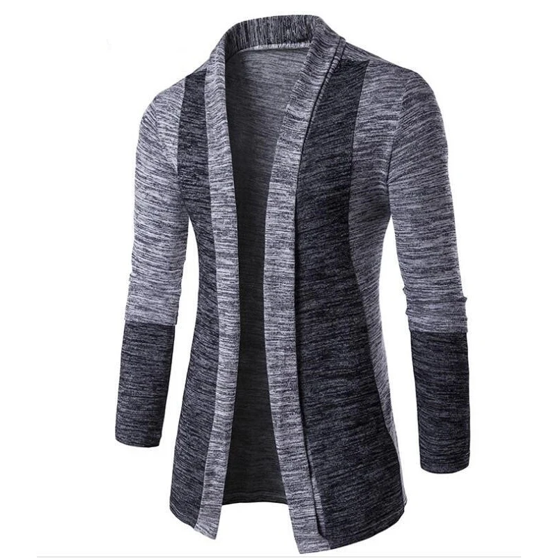 Men Winter Hooded Cardigan Trench Coat Streetwear Solid Color Windbreaker Leisure Fashion Fleece-lined Jacket Vintage Hoodie