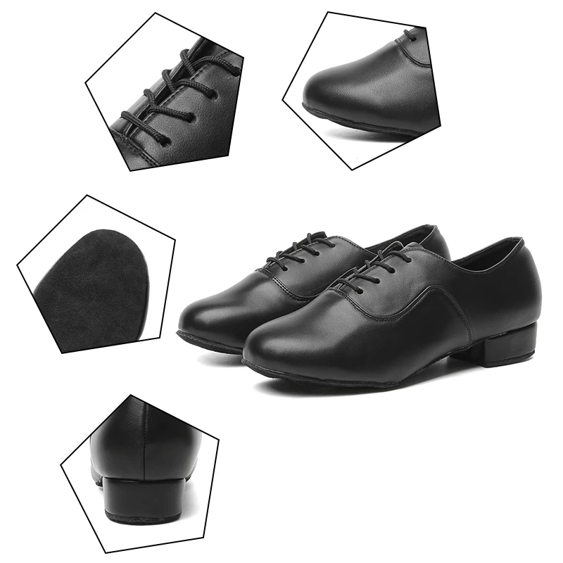 HROYL Man Latin Dance Shoes for Men's Ballroom Tango Latin Dance Shoes Man dance shoes man 703all 6