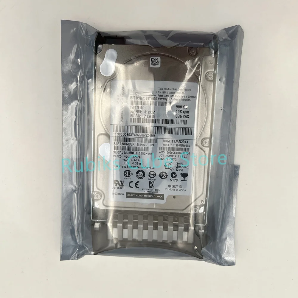 IBM ϵ ũ, 81Y9650, 81Y9651, ST900M0006, 900G, 10K SAS, 2.5 ġ