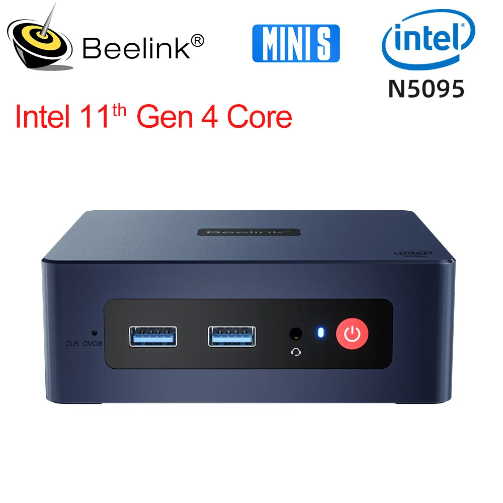 Beelink Mini S MINI S13 Intel 11th Gen N5095 Mini S12 Pro N95 N100 8GB 256GB 16G 500G 1000M WiFi5 Desktop Gaming PC Computer 2