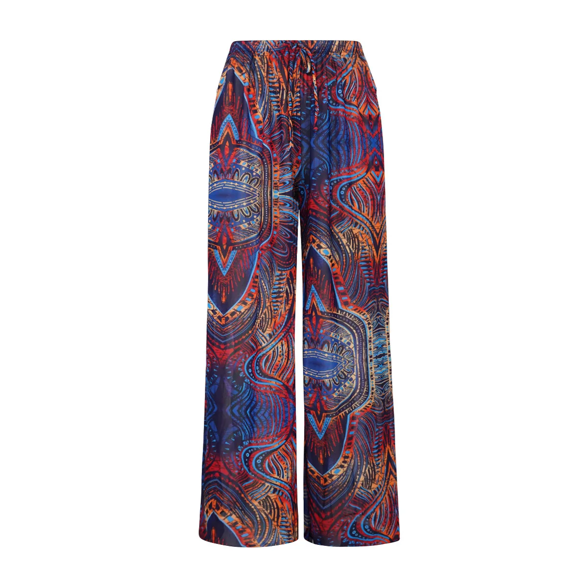 2025 Plus Size UPF50 Sheer One-Piece Set Swimsuit With Pants Women Sexy Rash Guard Swimwear Bodysuit Beachwear