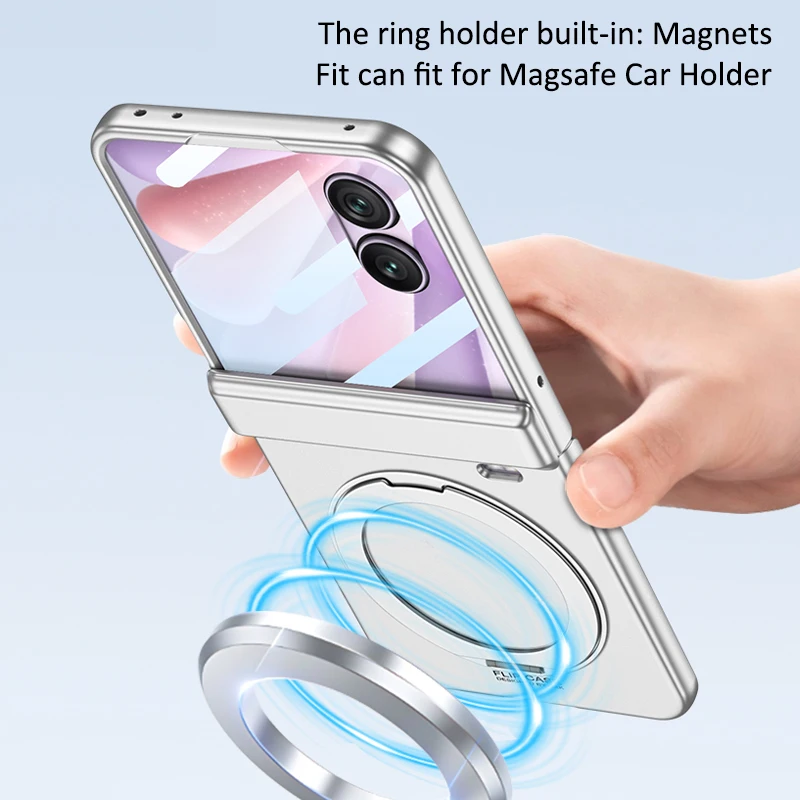 Magnetic Rotating Ring Holder Phone Case