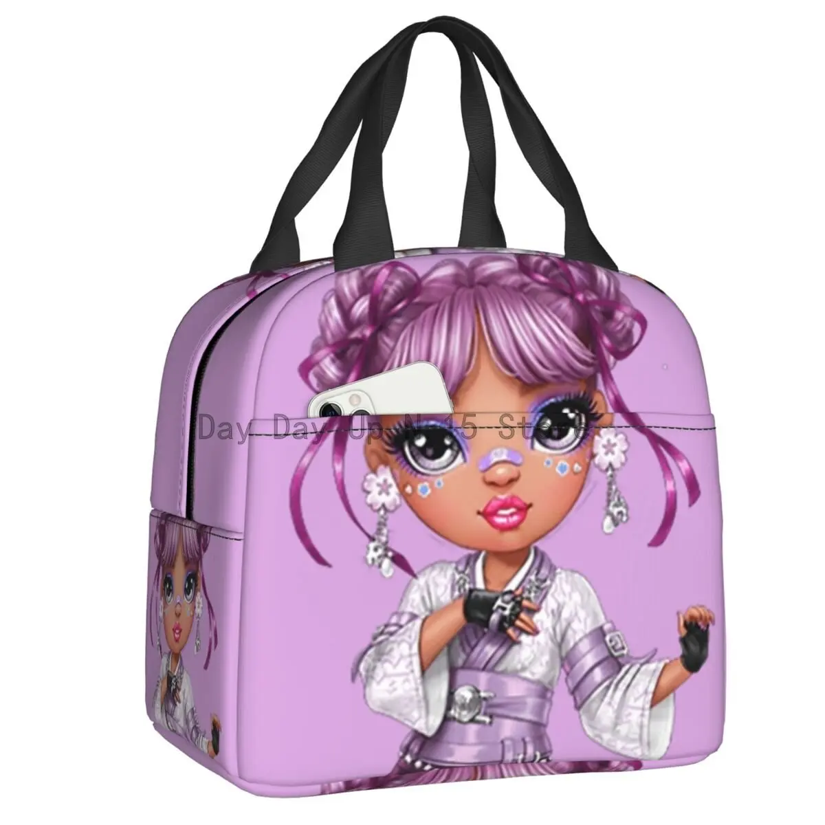 Rainbow High Portable Lunch Box Multifunction Thermal Cooler Food Insulated Lunch Bag School Children Student