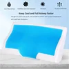Summer Gel Orthopedic Memory Foam Pillow Slow Rebound Comfy Sleeping Butterfly Shaped Pillows Neck Support Cervical Breathable 1